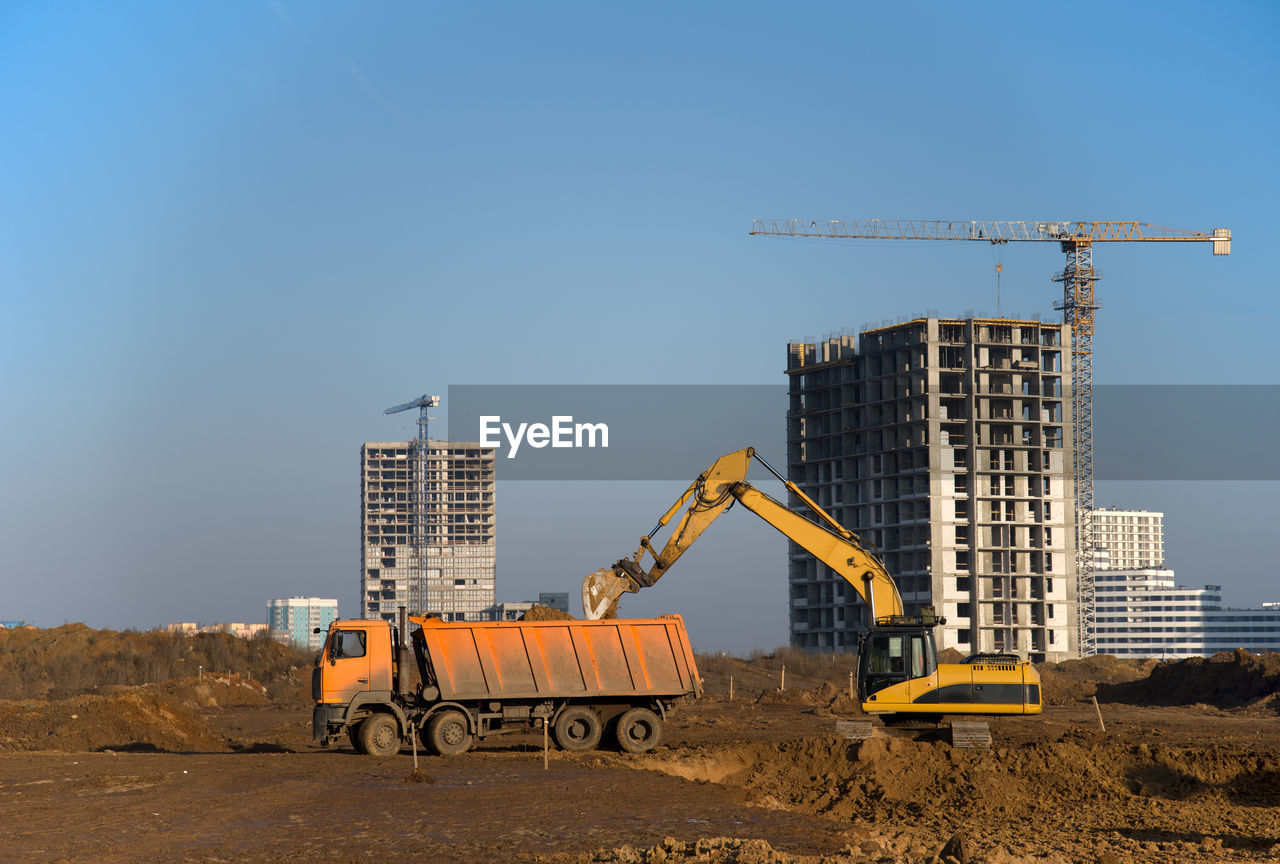 CONSTRUCTION SITE AGAINST SKY