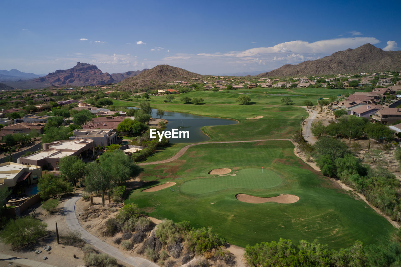 HIGH ANGLE VIEW OF LANDSCAPE