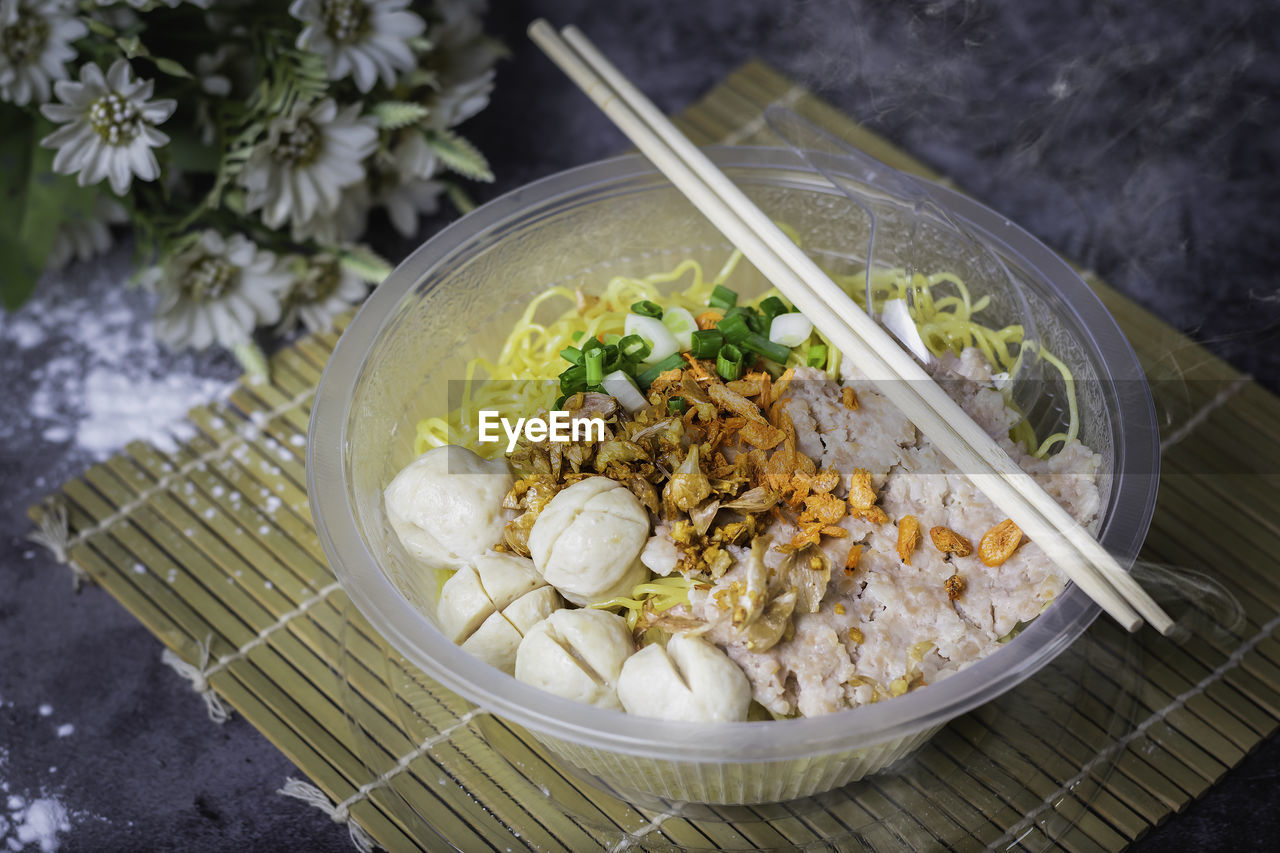 food, food and drink, healthy eating, dish, freshness, wellbeing, vegetable, produce, no people, cuisine, meal, bowl, plant, flower, spice, high angle view, herb, wood, indoors, studio shot, ingredient, asian food