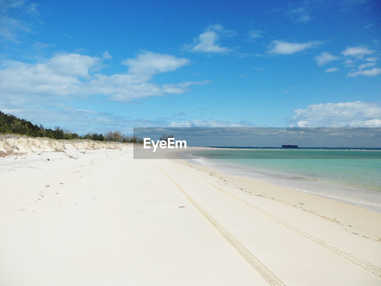 Scenic view of beach