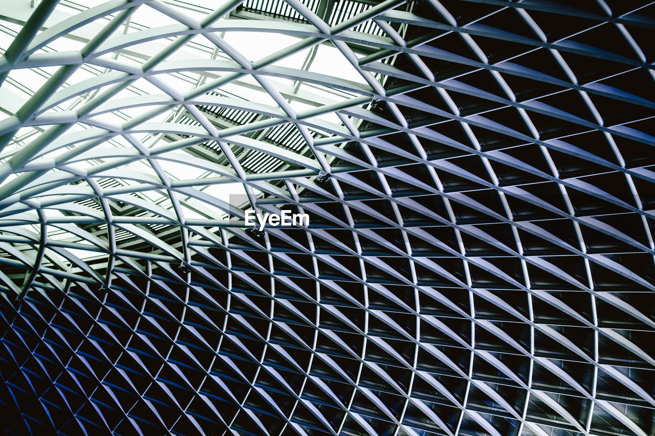 Low angle view of modern ceiling