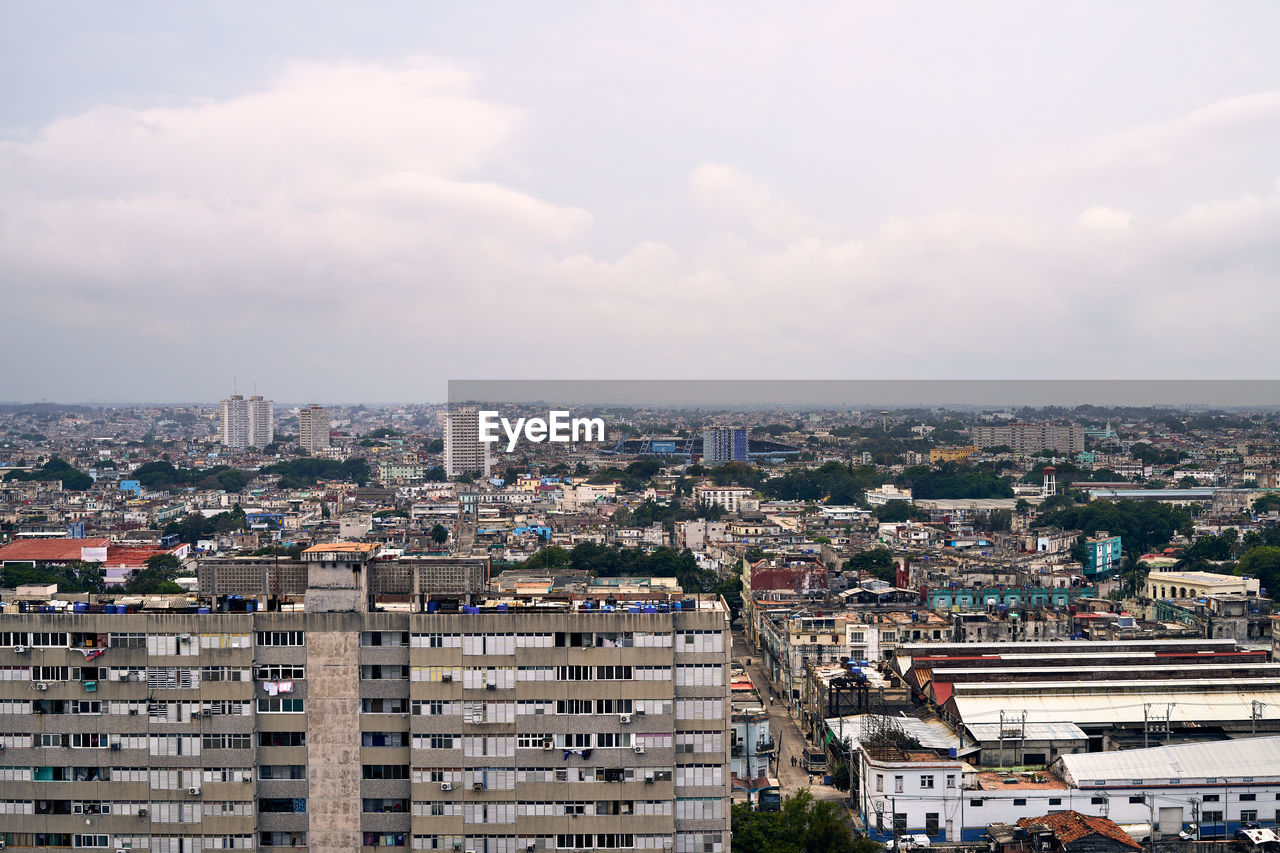 cityscape against sky