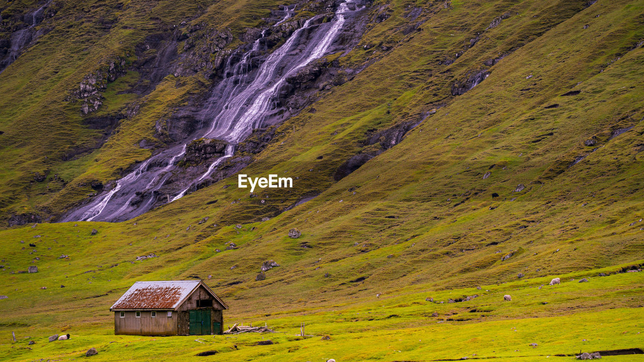 built structure on mountain