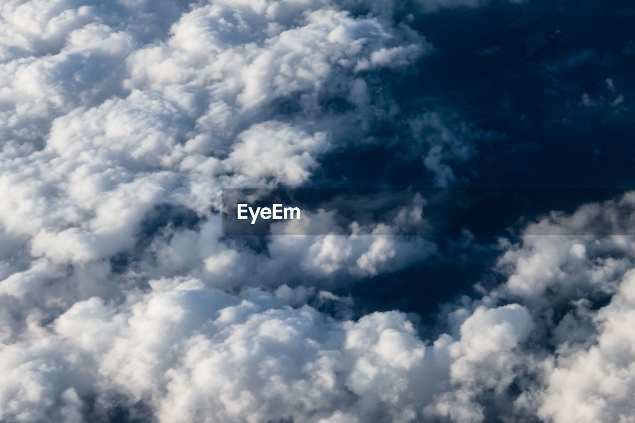 Low angle view of clouds in sky