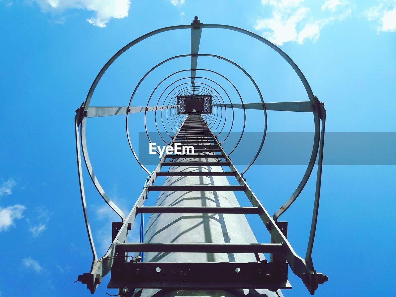 Low angle view of tower against sky