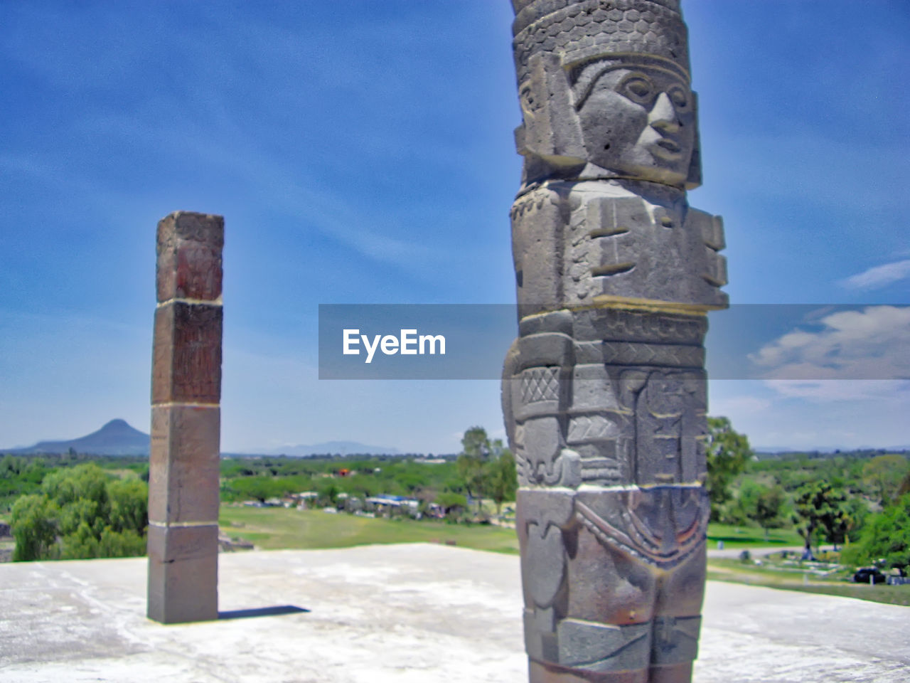 SCULPTURE AGAINST SKY