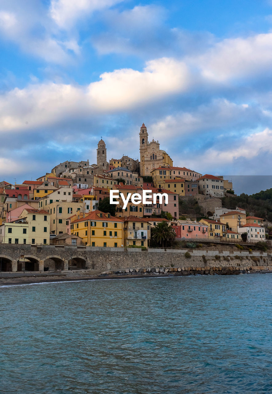 View of buildings at waterfront