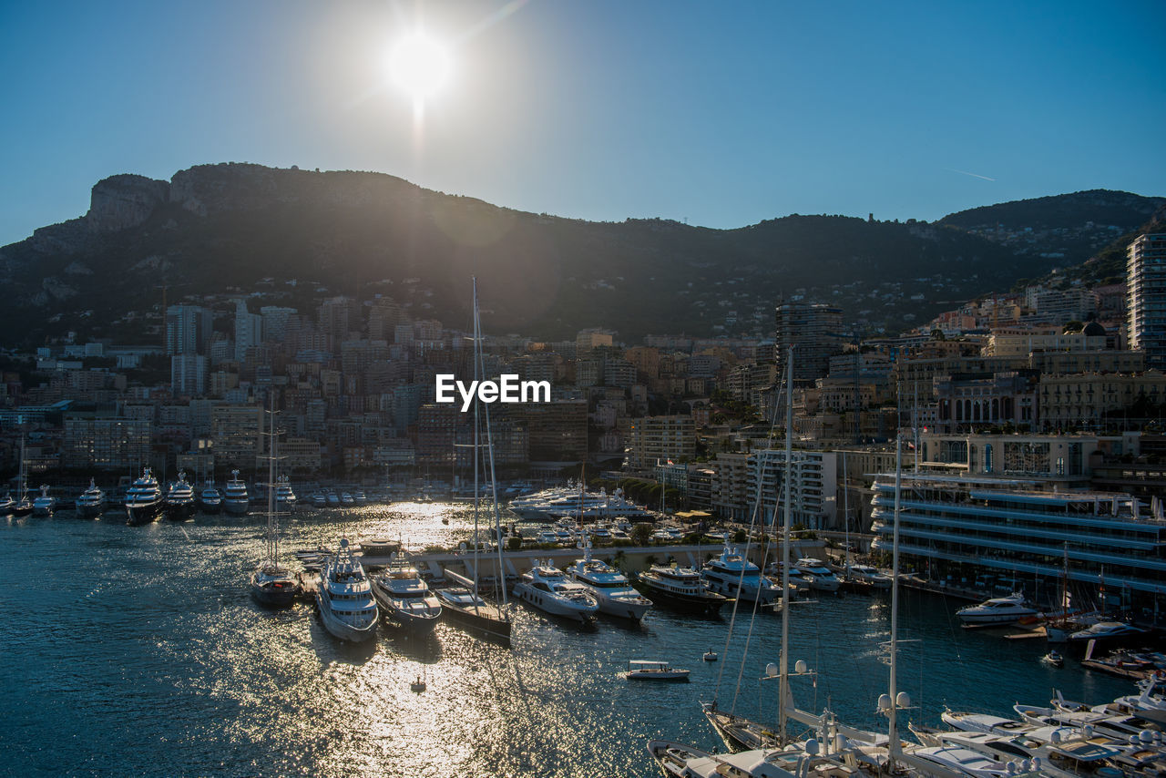 View of city at waterfront