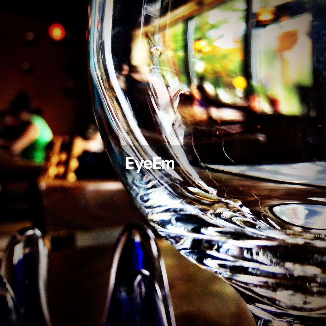 Close-up of drinking glass