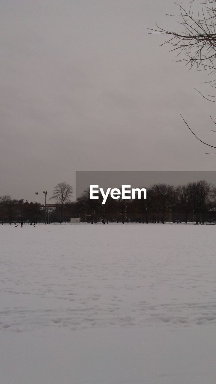 SCENIC VIEW OF LAKE DURING WINTER