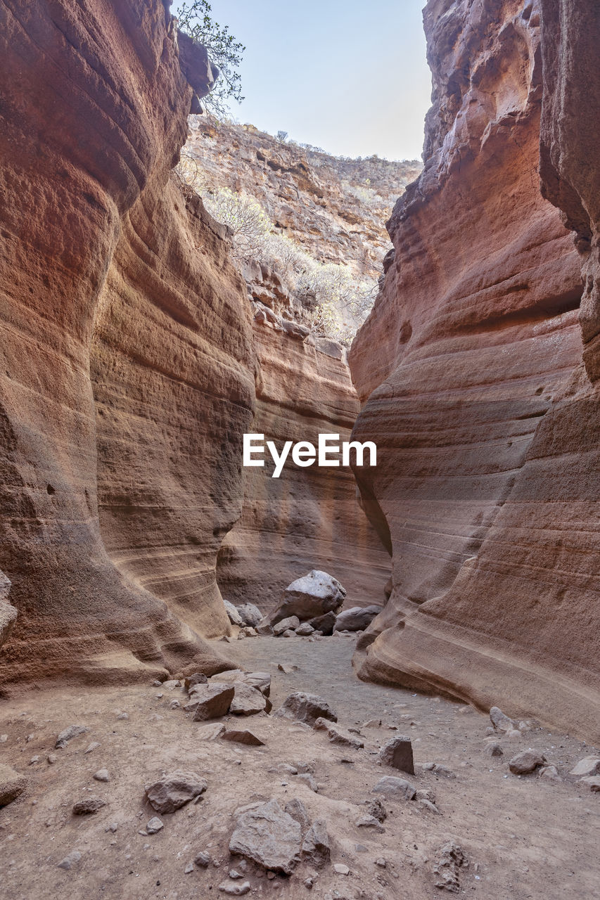 Barranco de las vacas, aguimes, gran canaria island.