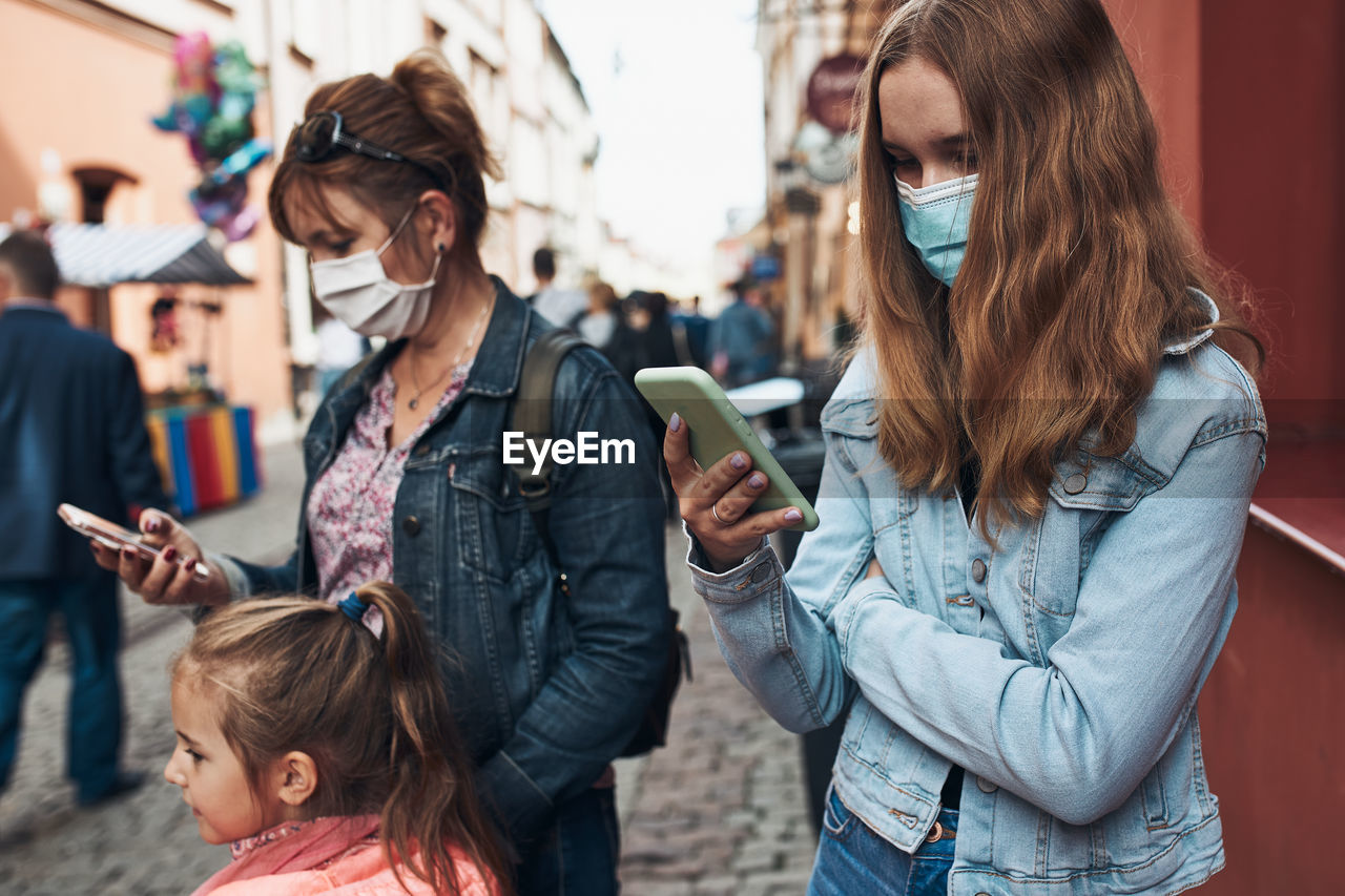 Young woman using mobile phone