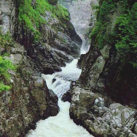 SCENIC VIEW OF WATERFALL