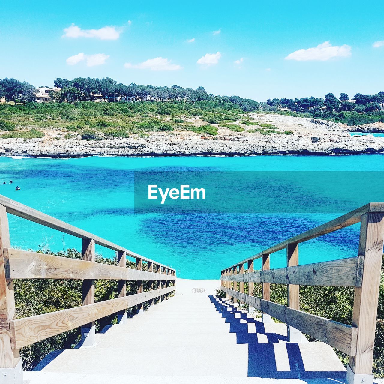 VIEW OF SWIMMING POOL BY SEA