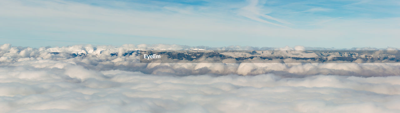 Panoramic view of clouds in sky