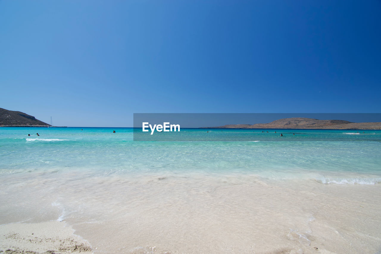 SCENIC VIEW OF SEA AGAINST BLUE SKY