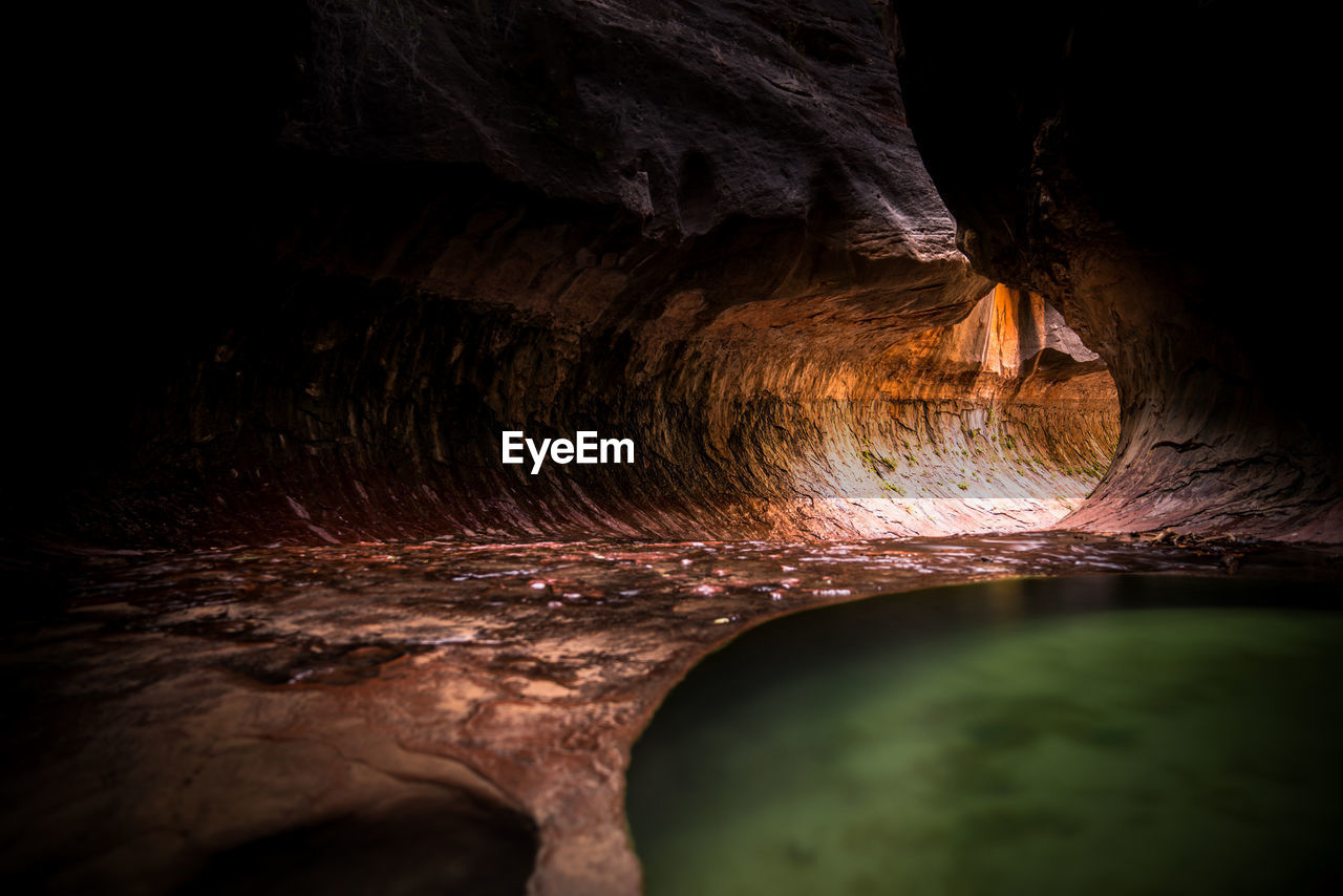 Close-up of cave