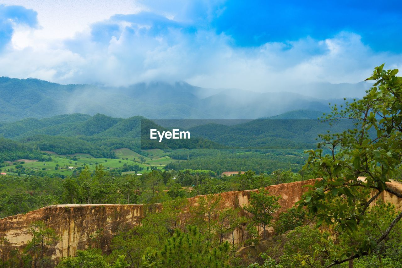 Scenic view of landscape against sky