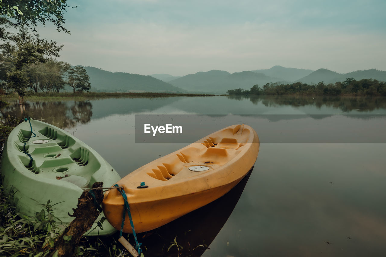 Boat in lake