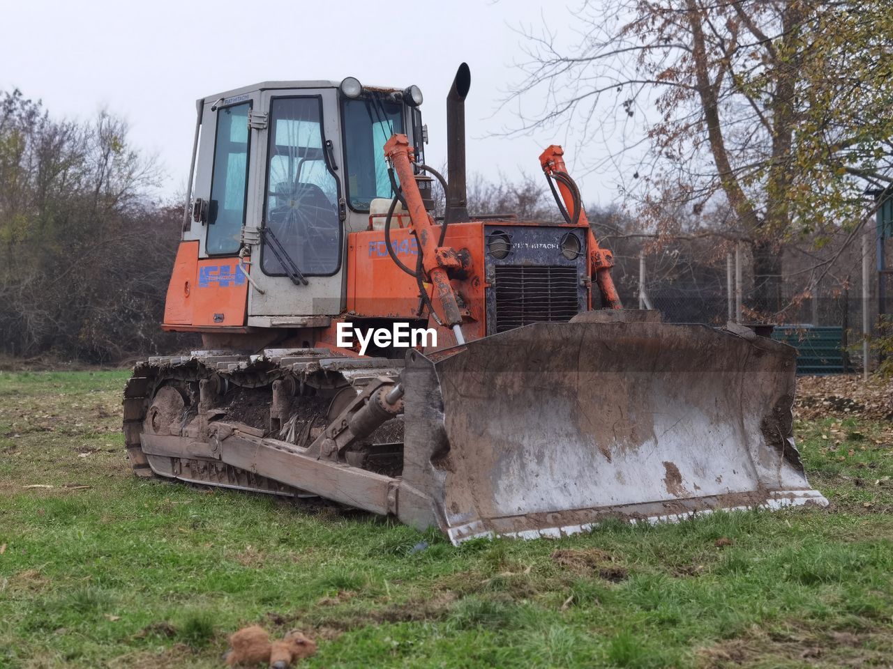 CONSTRUCTION SITE BY ROAD