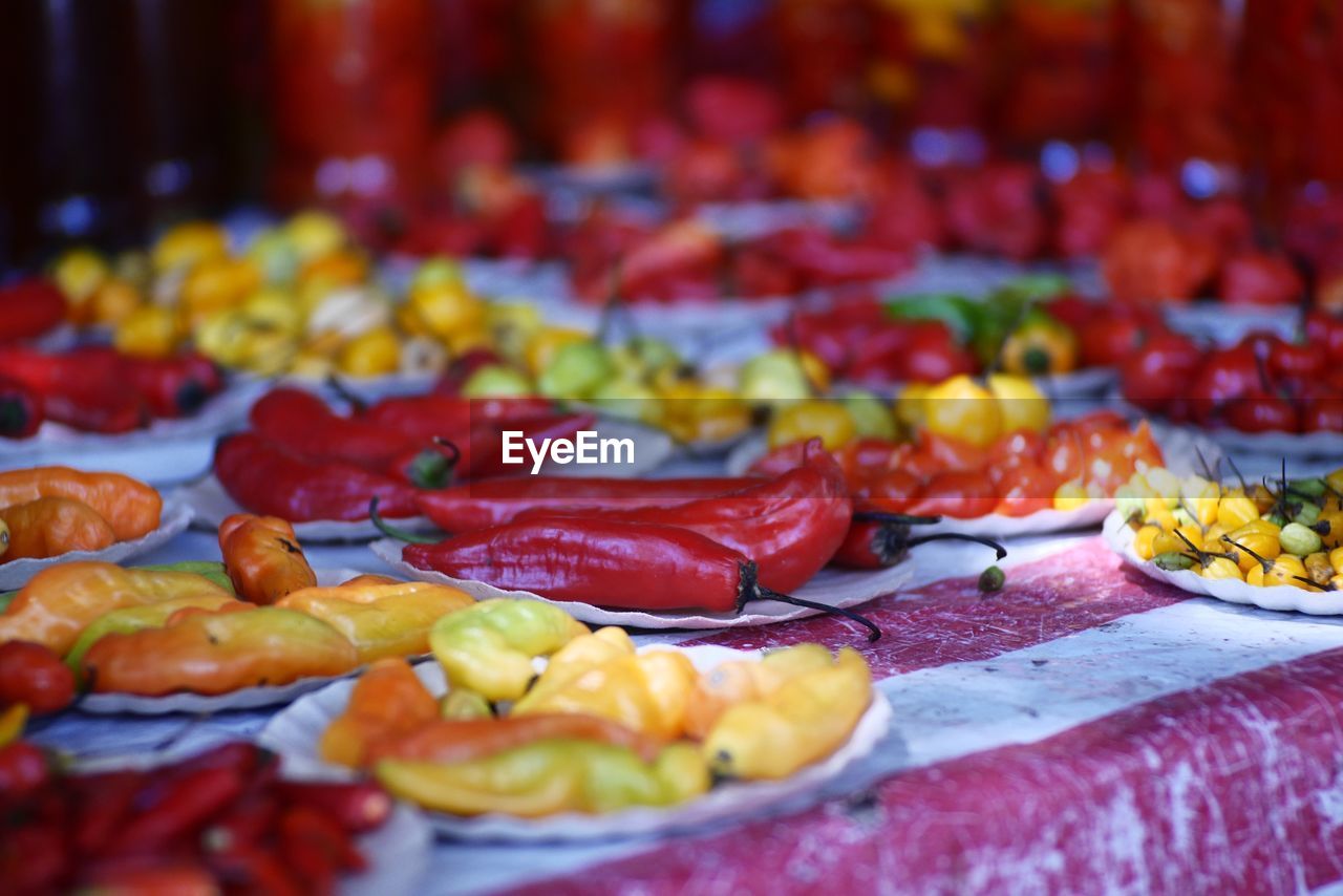 CLOSE-UP OF FRUITS FOR SALE