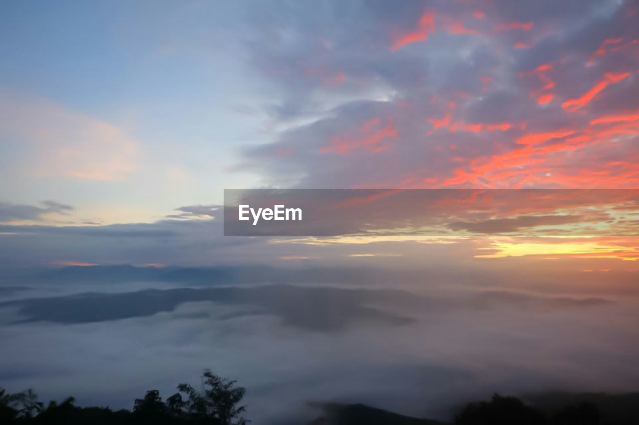 LOW ANGLE VIEW OF SKY AT SUNSET