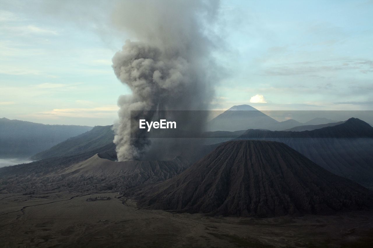 Scenic view of mountains