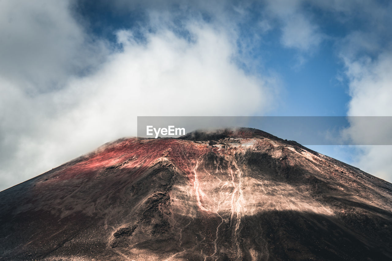 Mount doom a.k.a. as mount ngauruhoe in new zealand near mount tongariro and the alpine crossing