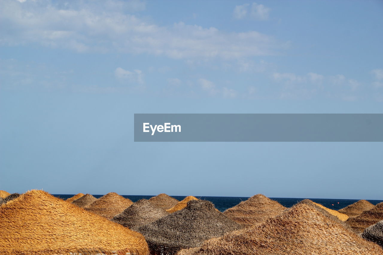 STACK OF ROCKS AGAINST SKY