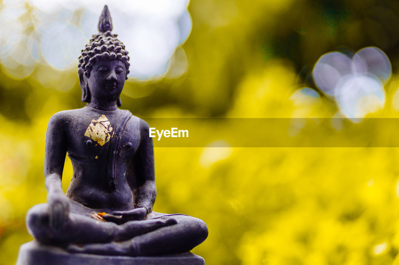 Close-up of buddha statue