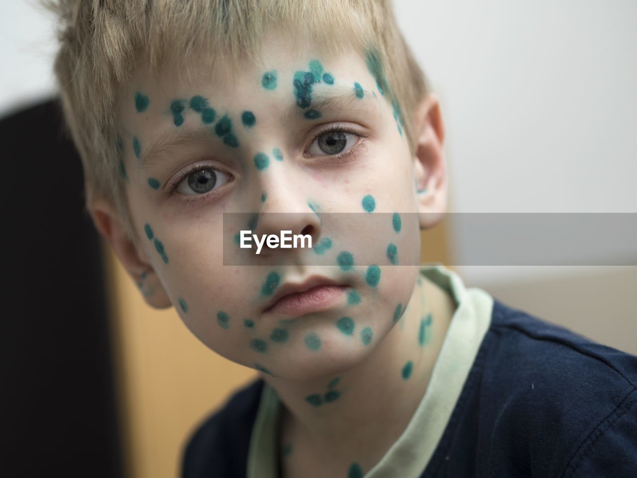 Close-up portrait of a boy