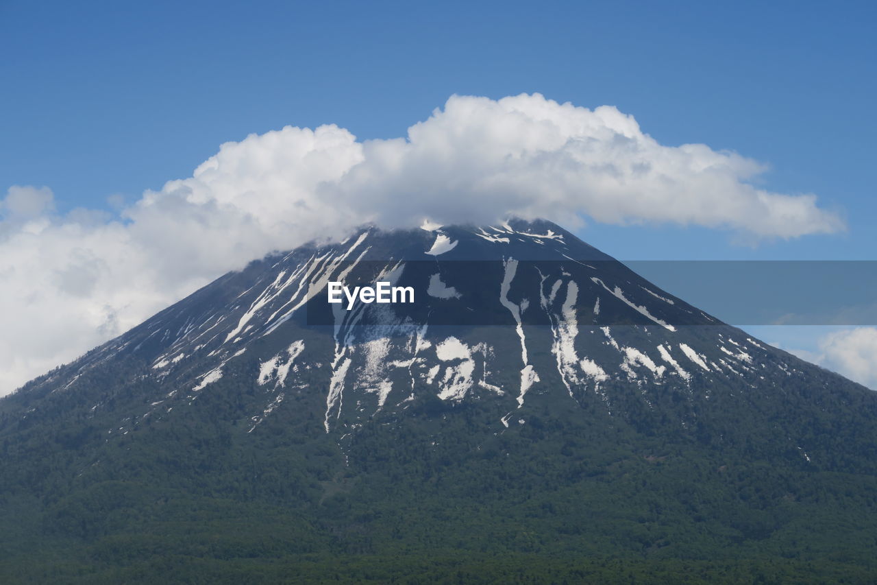 Low angle view of mountain against sky