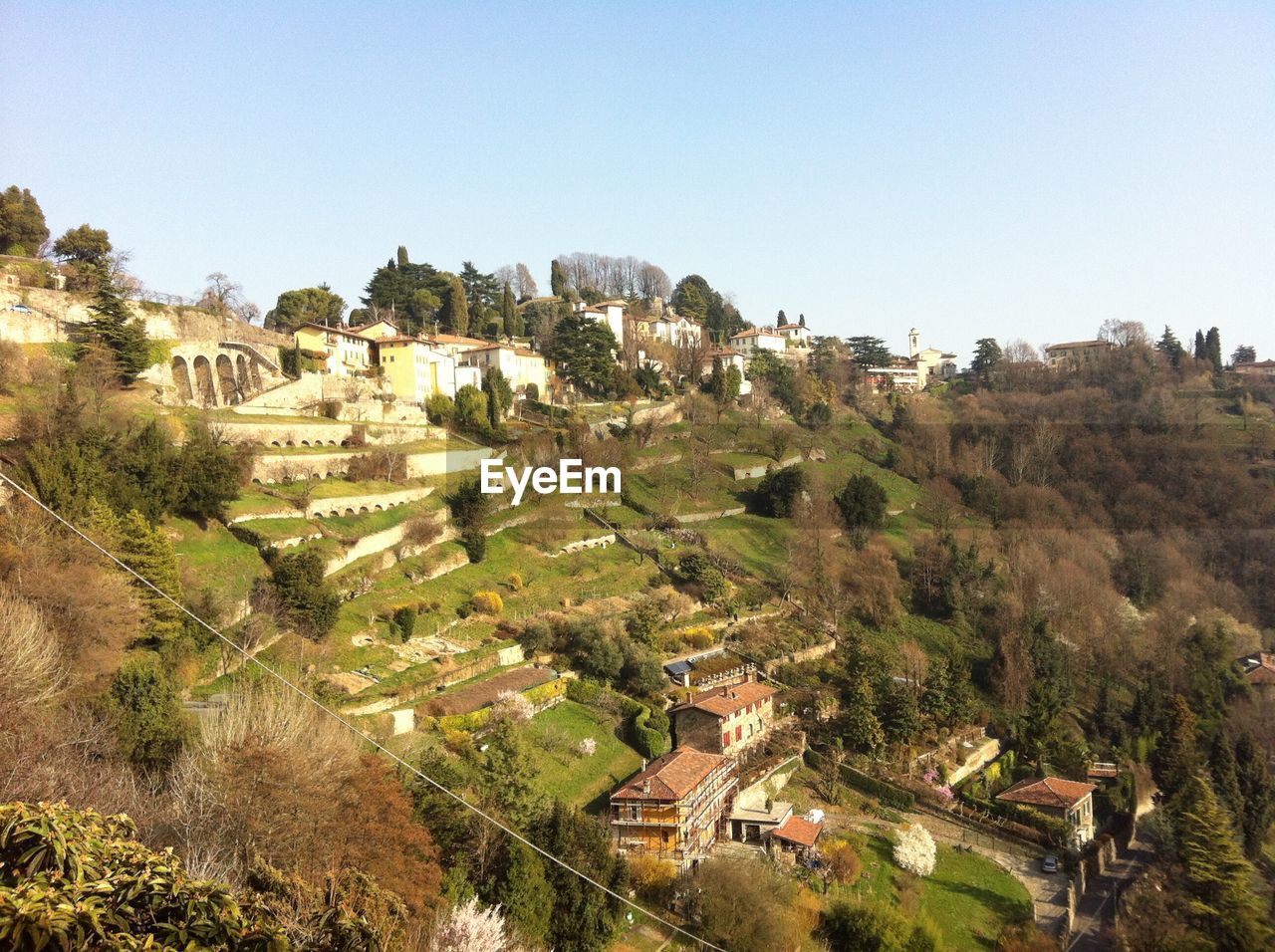 HIGH ANGLE VIEW OF TOWN