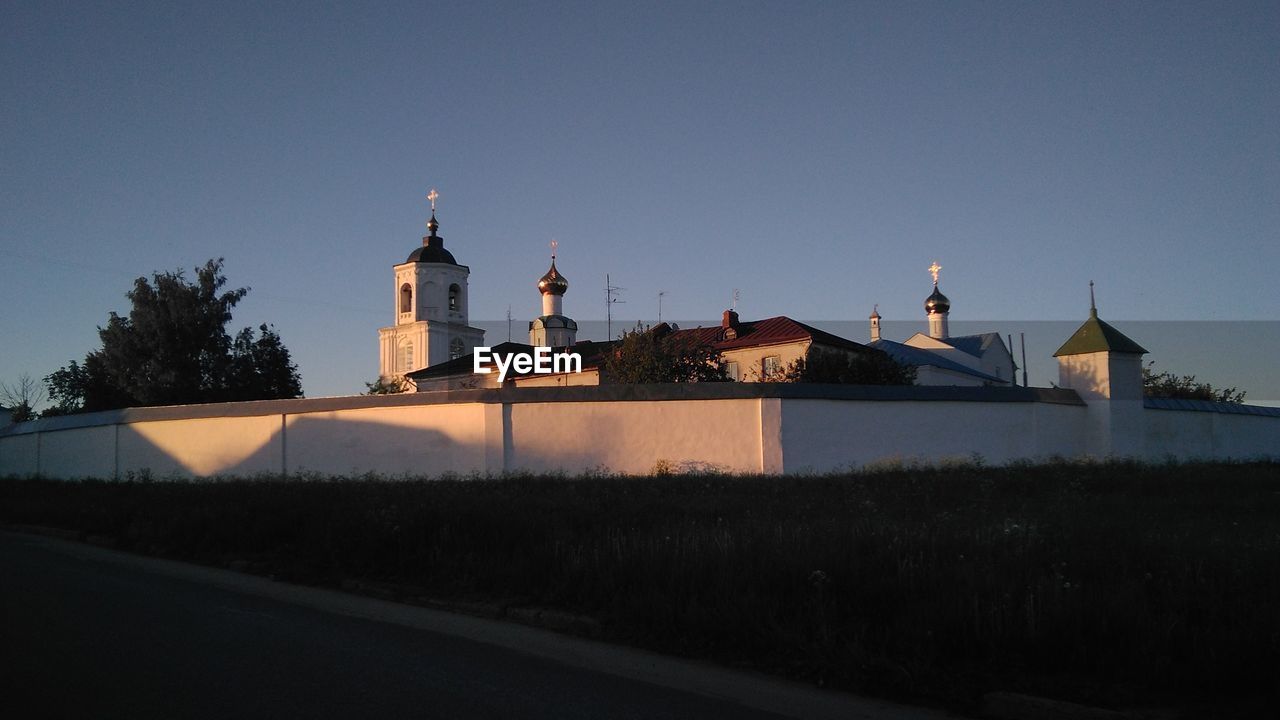 View of building against clear sky