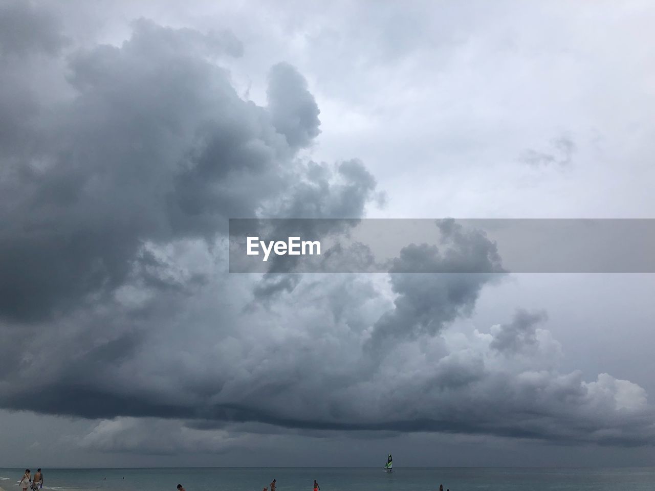 STORM CLOUDS OVER SEA