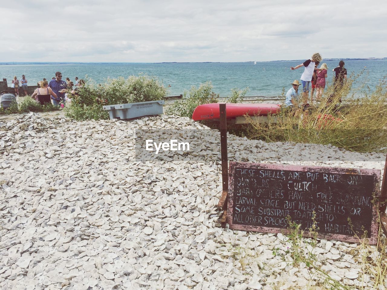 PANORAMIC VIEW OF BEACH AGAINST SKY