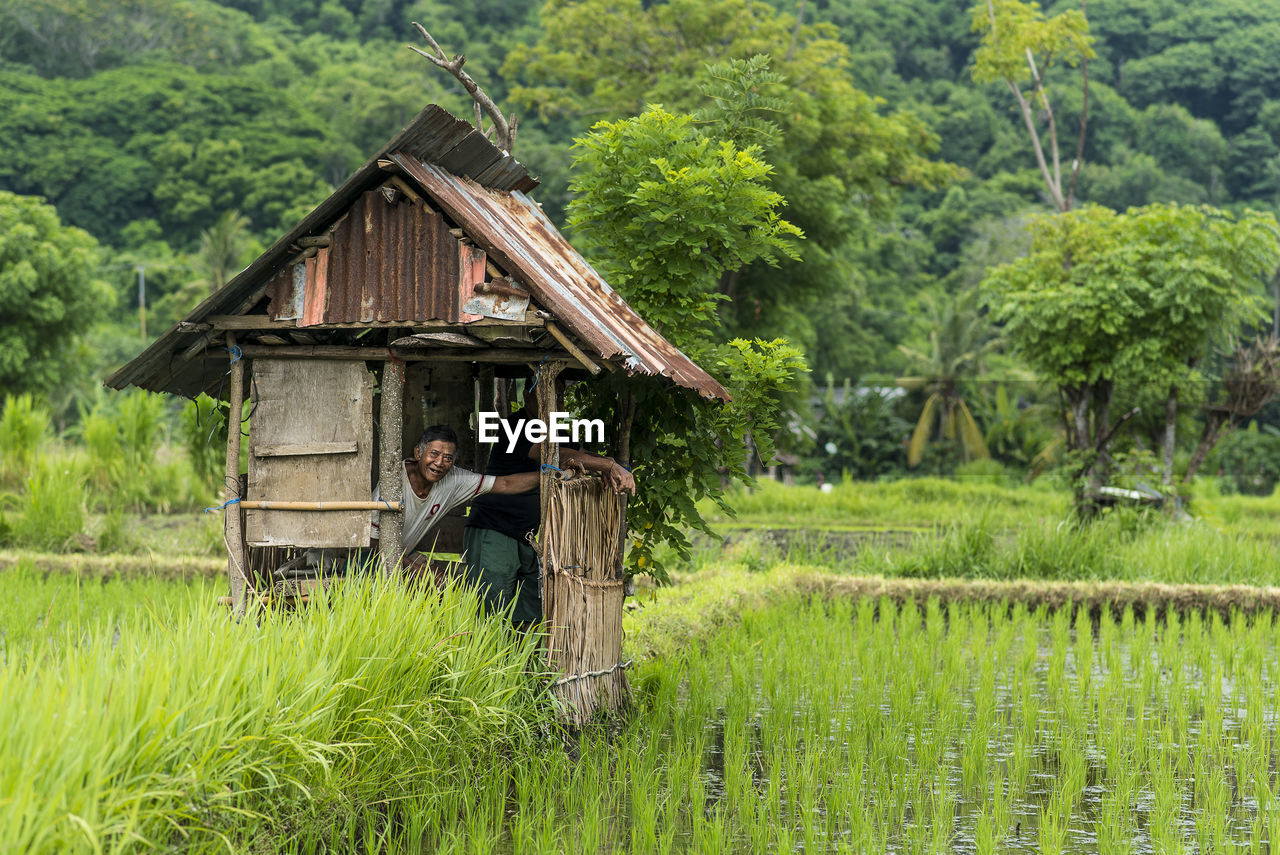 BUILT STRUCTURE ON FARM