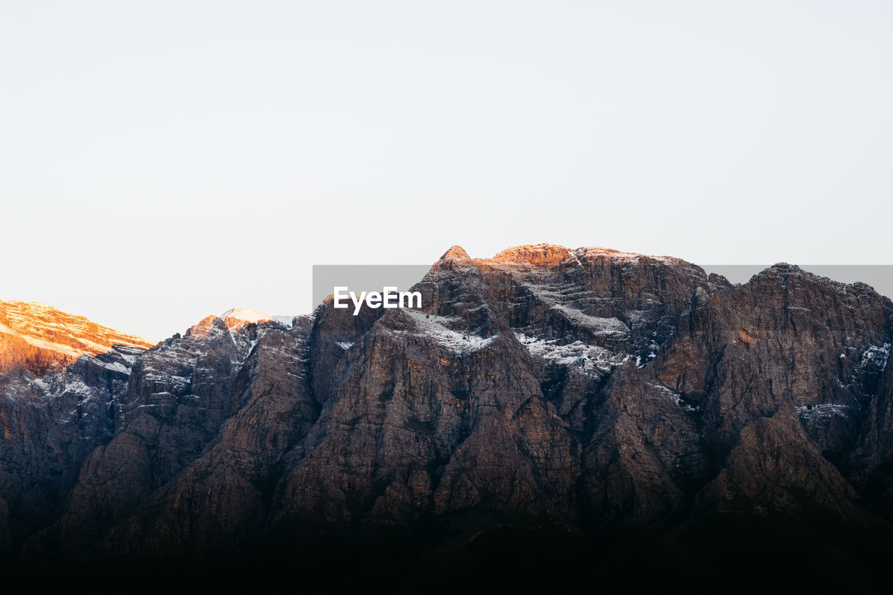 SCENIC VIEW OF ROCK FORMATION AGAINST SKY