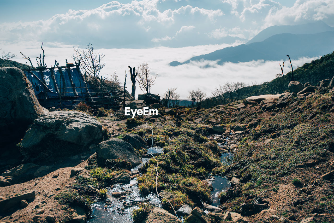 Panoramic view of landscape against sky