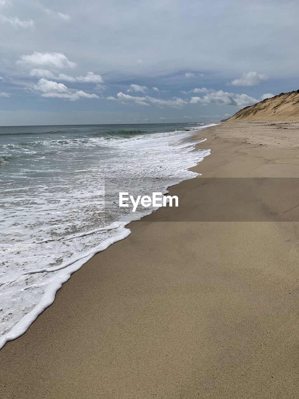 Ocean at the cape cod national seashore.