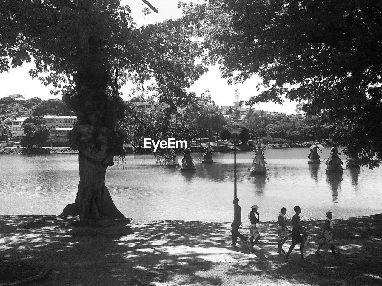 PEOPLE IN LAKE