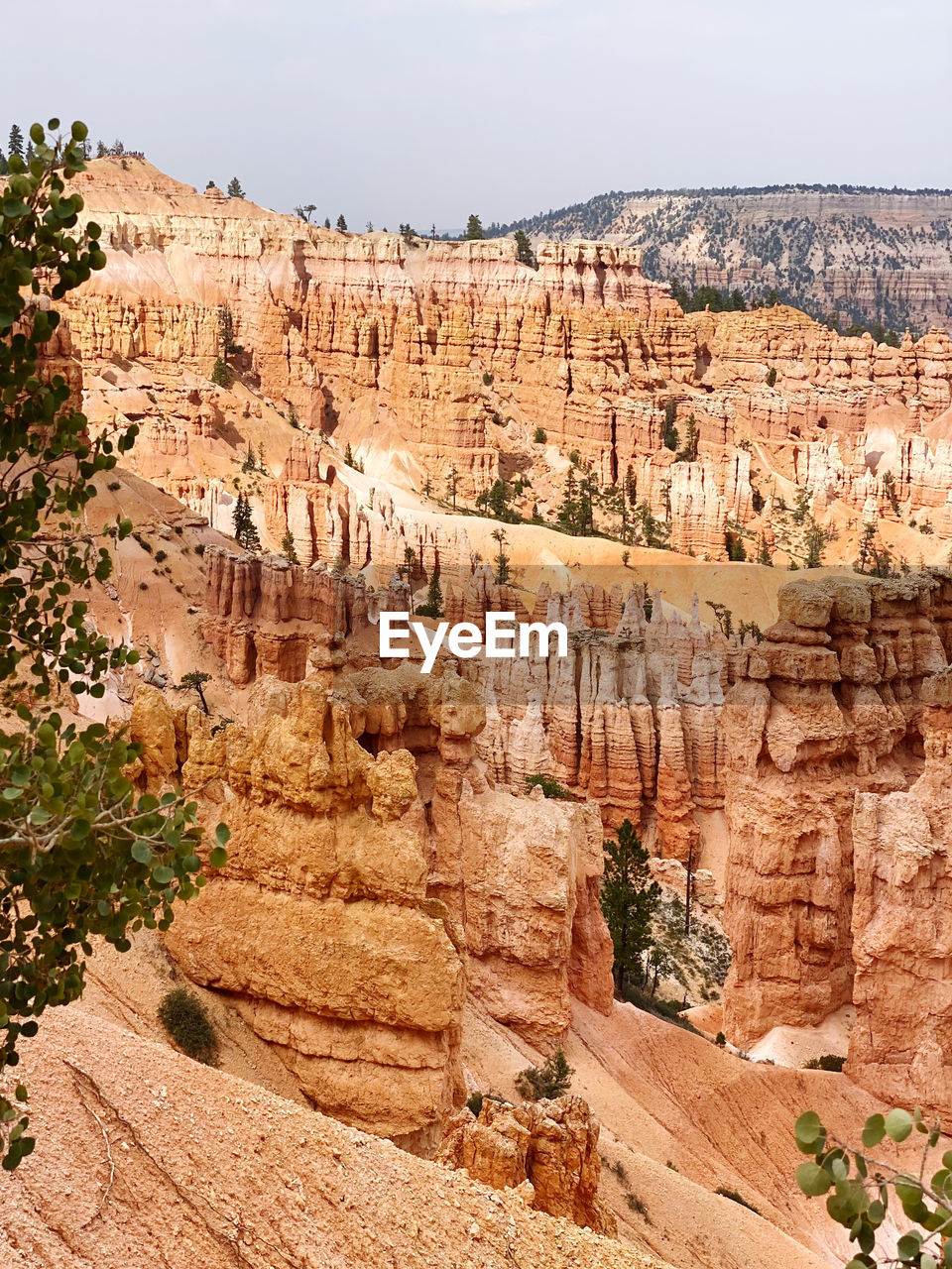 View of rock formations