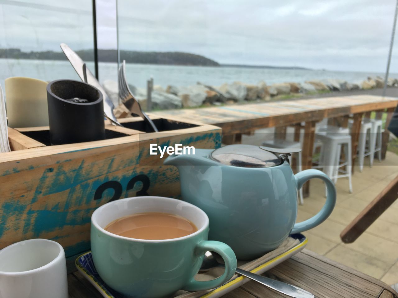 CLOSE-UP OF COFFEE SERVED ON TABLE