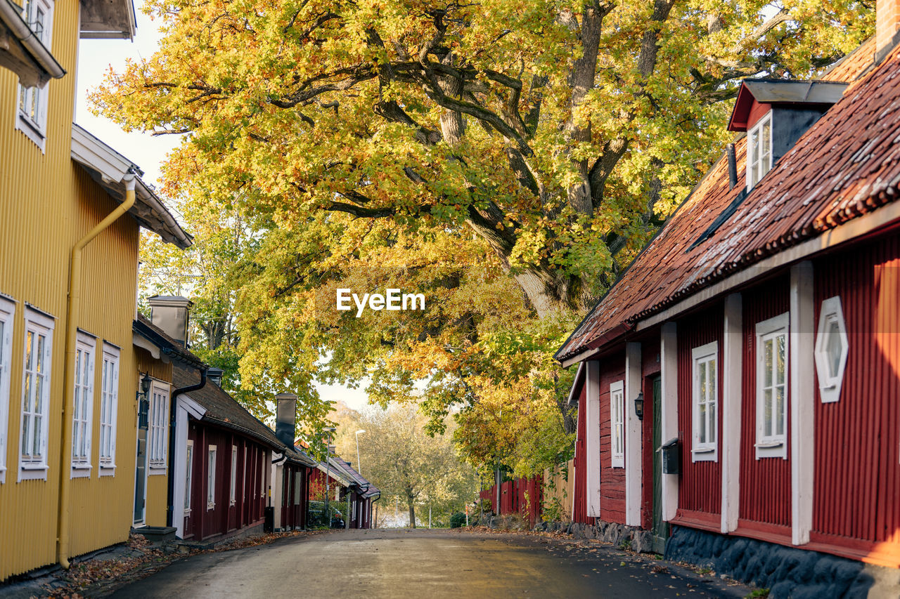 Sigtuna architecture in the autumn