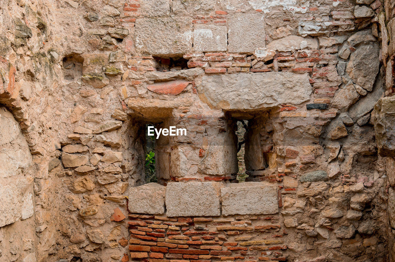 VIEW OF OLD STONE WALL