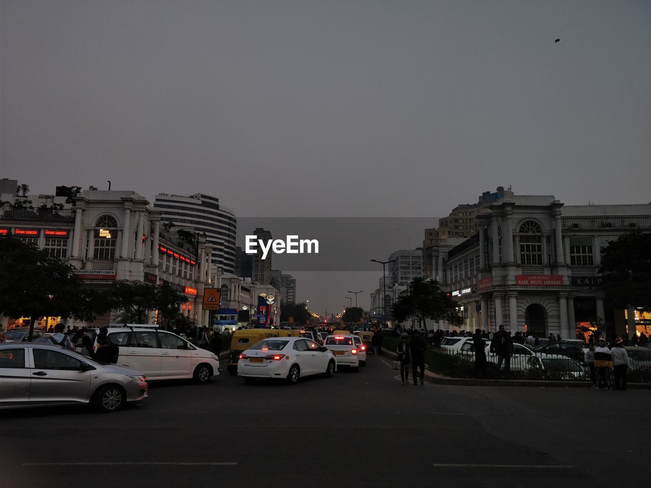 VIEW OF CARS ON ROAD