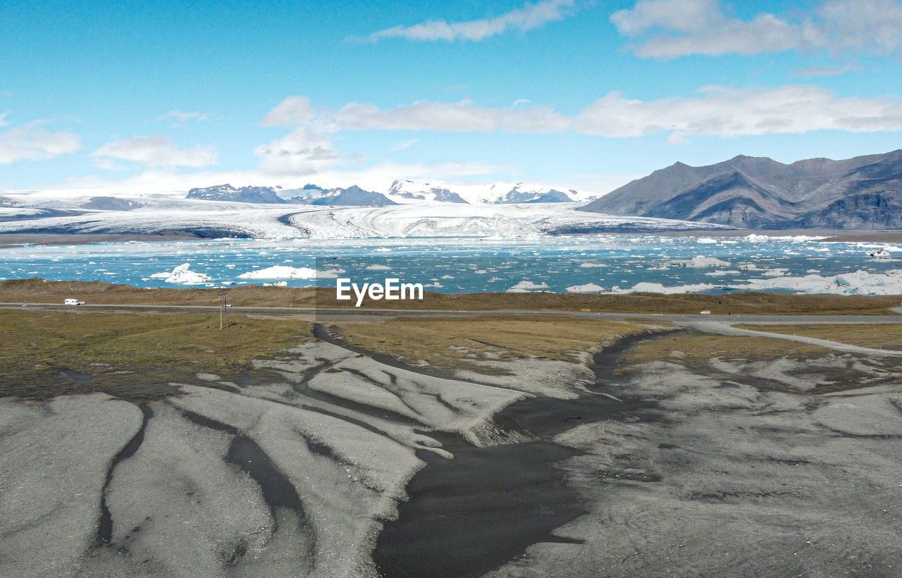 Glacier lagoon on iceland