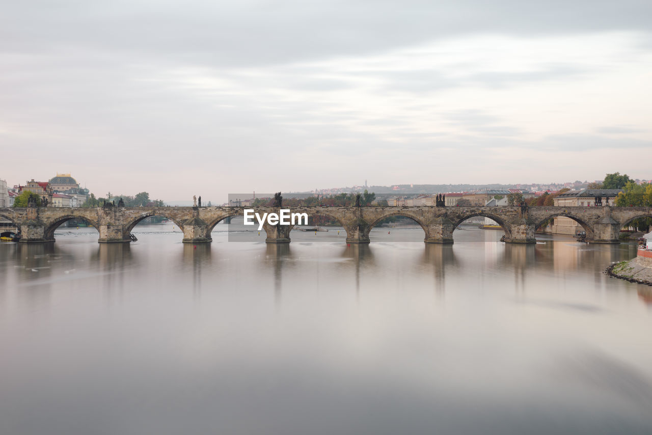 ARCH BRIDGE OVER RIVER