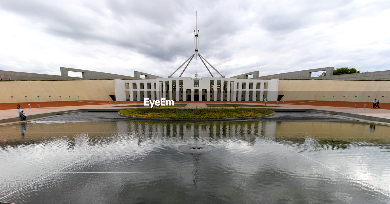 Parliament house against sky