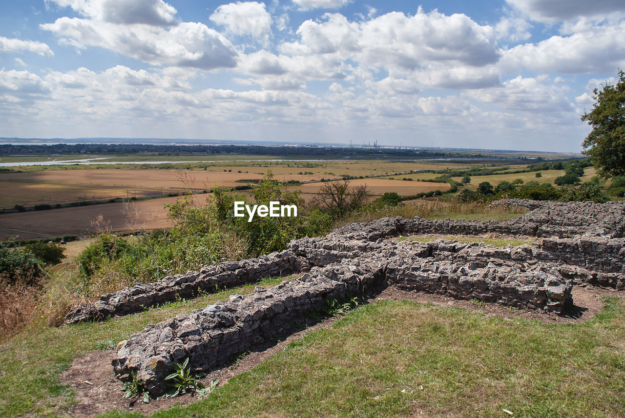 The ruins of hadleigh castle in essex, uk